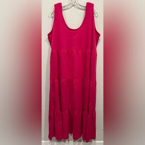 Hot Pink Crown & Ivy Summer Knit Dress size 2x (20).